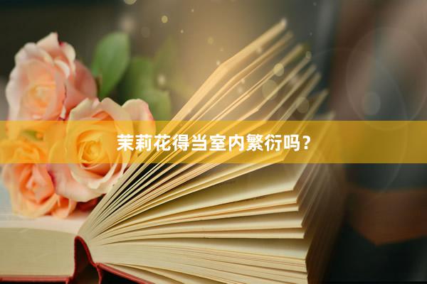 茉莉花得当室内繁衍吗？